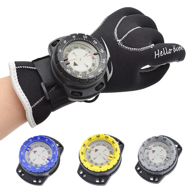 Portable Compass Underwater Compass Scuba Diving Waterproof Diving Compass New
