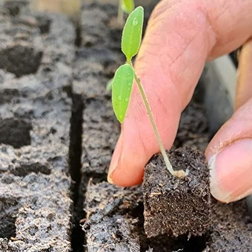 4-Pack Durable Snap-In Cubic Inserts for Efficient Soil Blocking Techniques