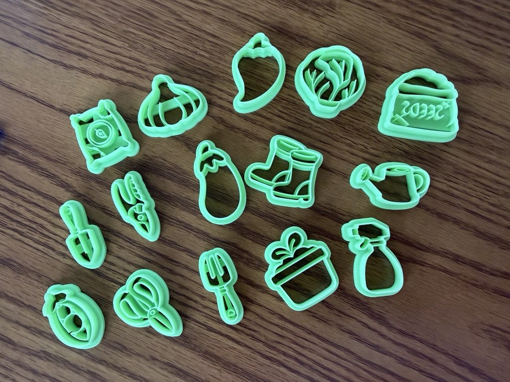 Polymer Garden Themed Clay Cutter Set!