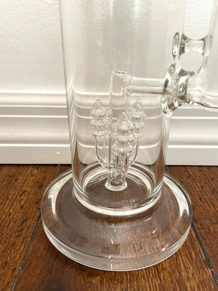15” Premium Glass Water Pipe Matrix Screw Percs Thick 18mm