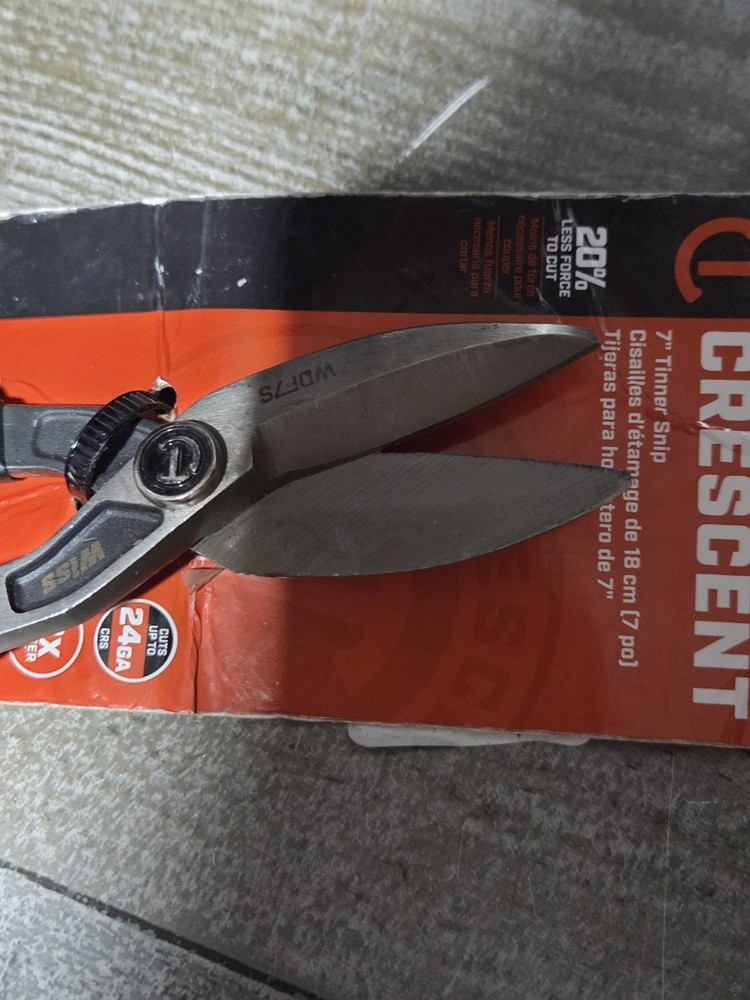 Crescent Wiss WDF10S Straight Pattern Tinner Snips
