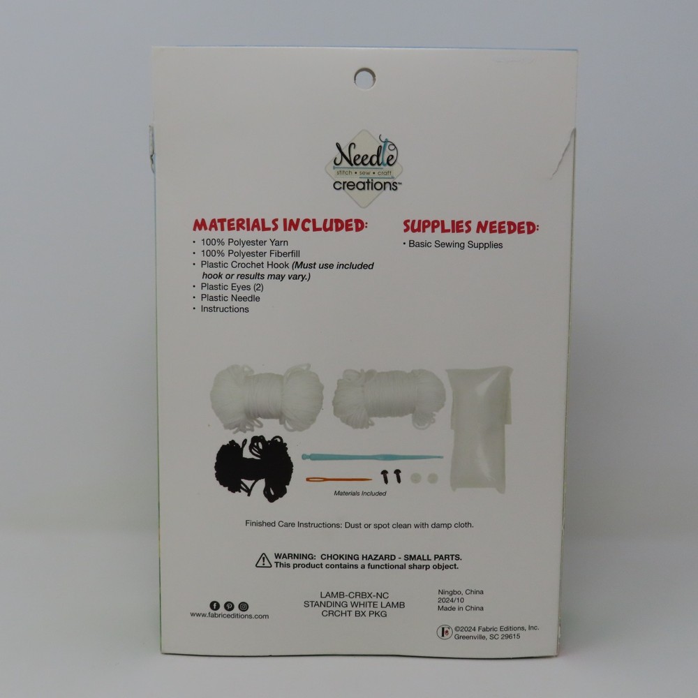 Lamb Complete Crochet Kit – By Needle Creations, New