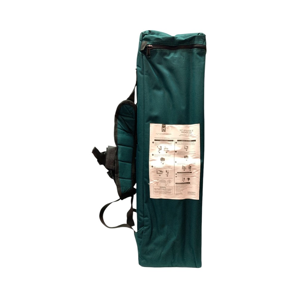 Member's Mark Backpack 7ft. x 7ft. Instant Canopy, Green Smoke