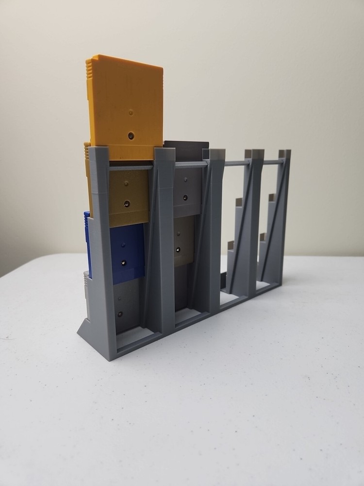 Nintendo Gameboy 16 Cartridge Display Stand, 3D Printed