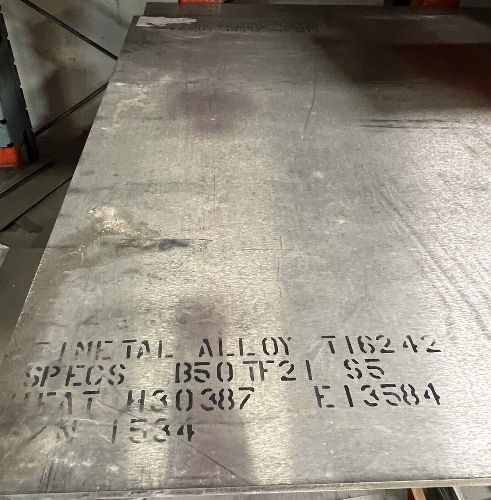 Titanium 6-2-4-2 Plate 24" x 42" x .350"