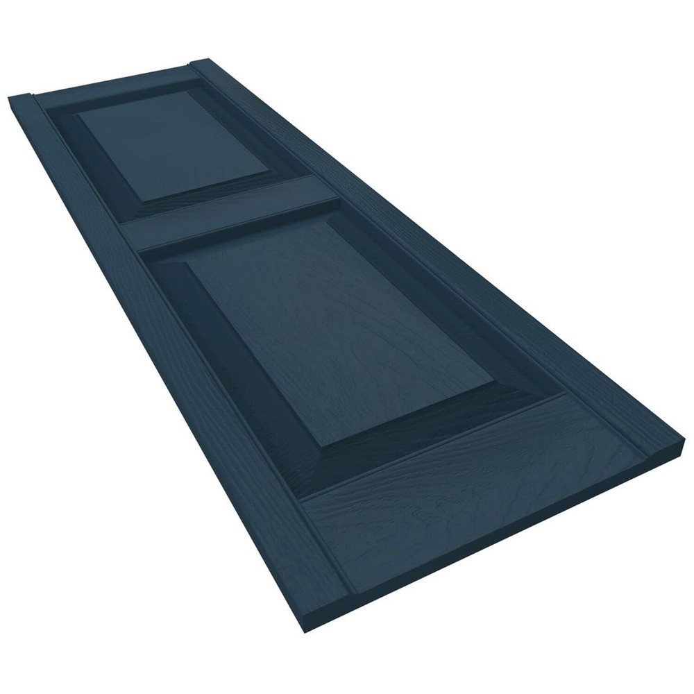 Ekena Millwork Lifetime Vinyl LP2S14X03500CB Standard Two Equal Panel Vinyls,...