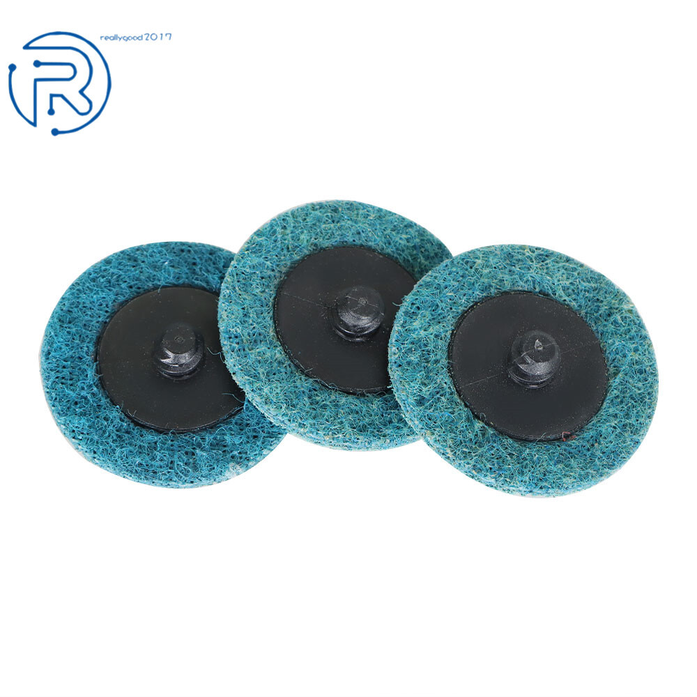 50 Pack 2" Fine Surface Conditioning Discs Roll Lock Grinder Sanding Pads New