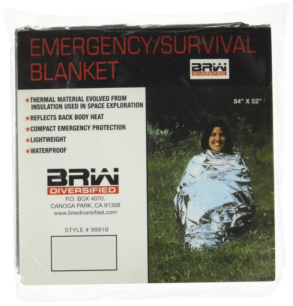 80264RB Emergency Rescue Blanket, Silver,