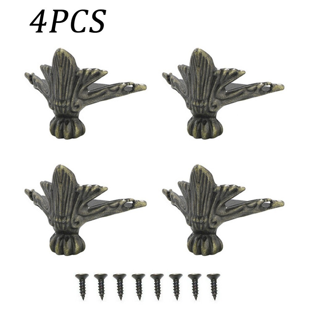 Bronze Corner Corner Protector 4pcs Corner Protector Four Sides Wine Box