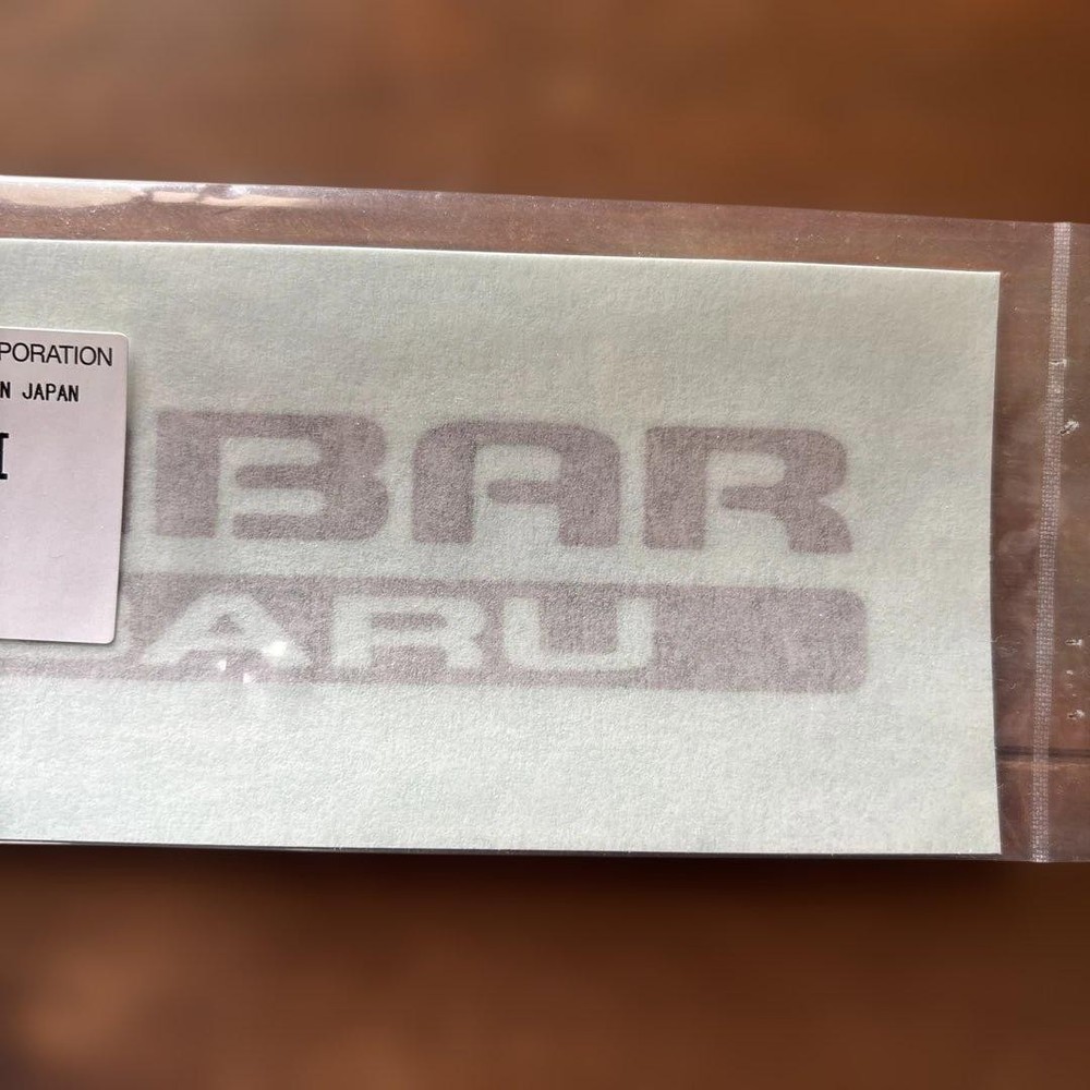 Pure Subaru rear bumper stICker