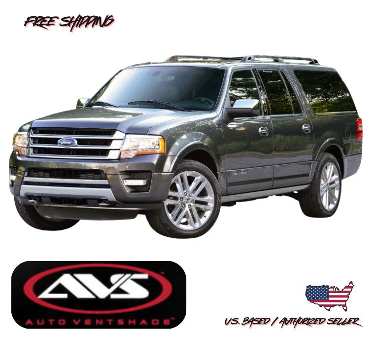 1997-2017 Ford Expedition AVS Window Vent Visors Rain Dust Guard Deflector 4PC.