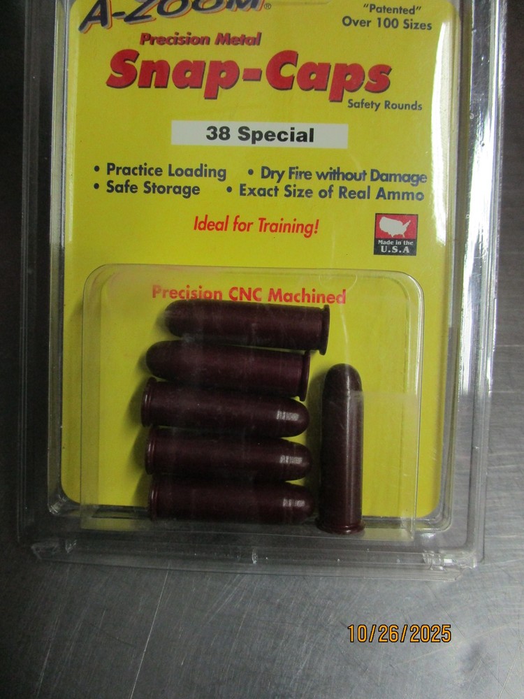 AZoom Snap Caps 9mm & 38 Special