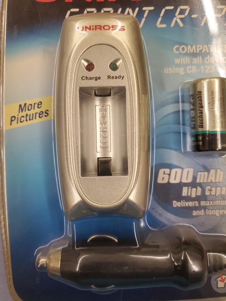 UniRoss Sprint CR-123 AC/DC Rechargeable Battery System