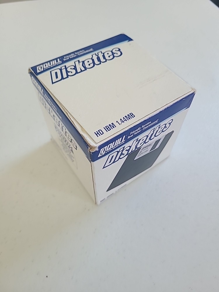 Quill 3.5 Diskette New Sealed 25ct