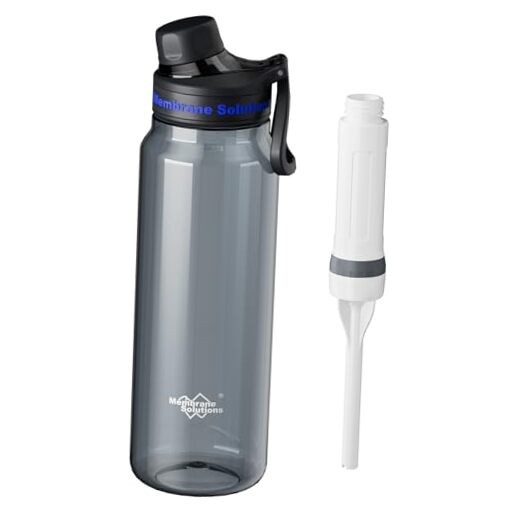 Filtered Water Bottle,  C3 Water Bottle Filter with Replaceable Grey ACFX 2