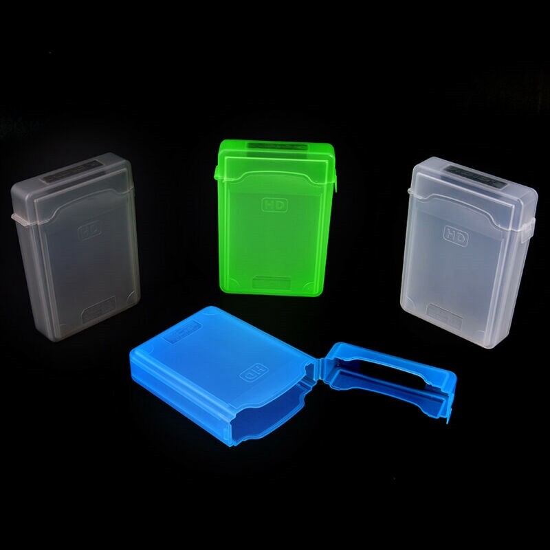 3.5'' IDE Hard Drive Disk Case Enclosure Cover Plastic SATA HDD Storage Box