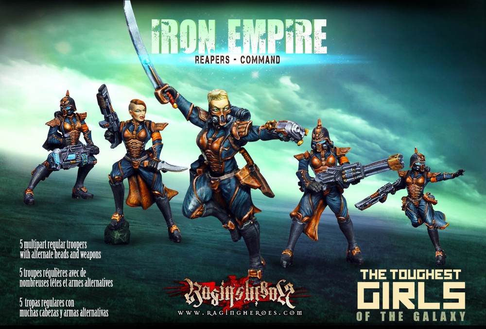 Raging Heroes Iron Empires Reapers Command 28mm