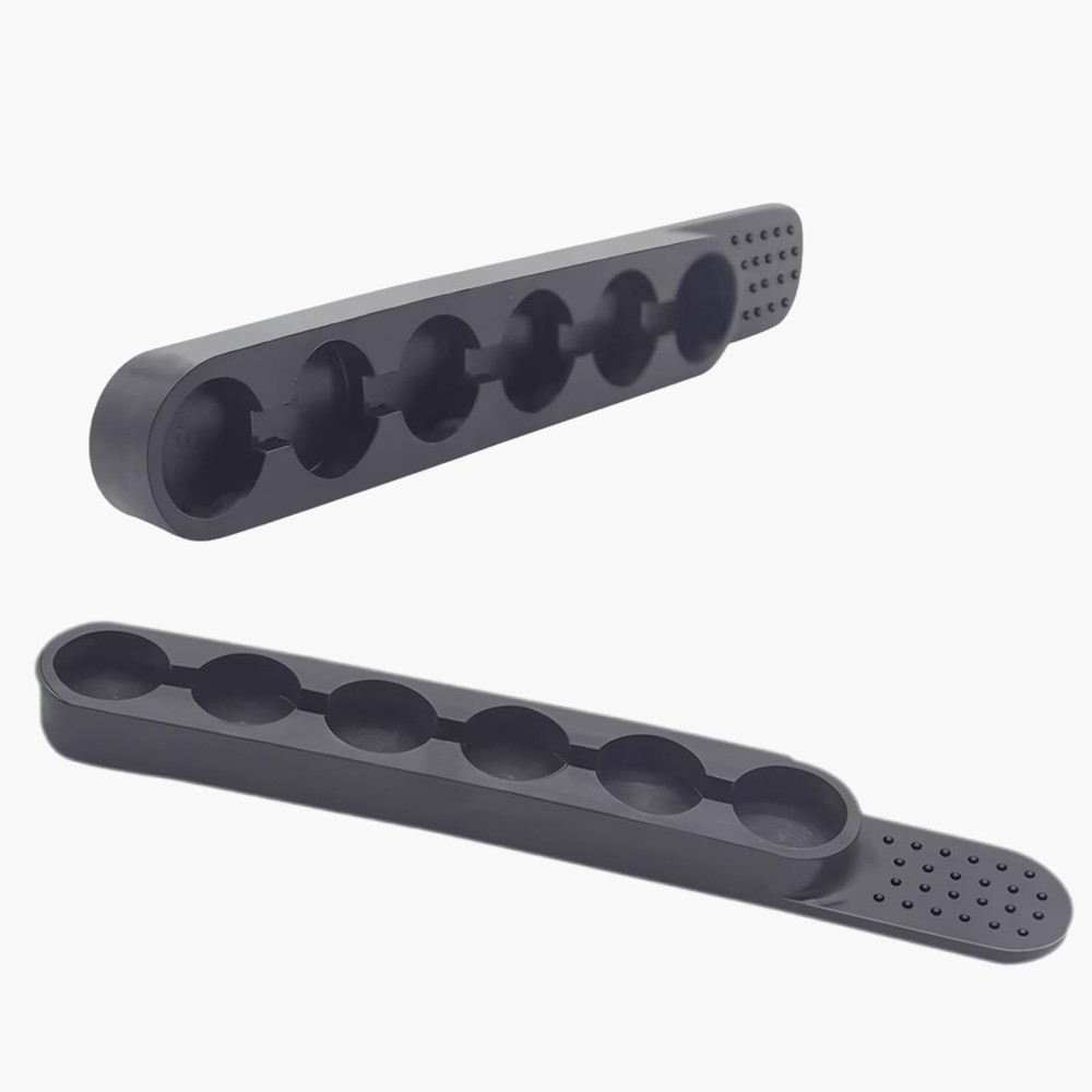 6 Pack Magsaddle Speed Strips for .38 .357, 6 Rounds Strip Black
