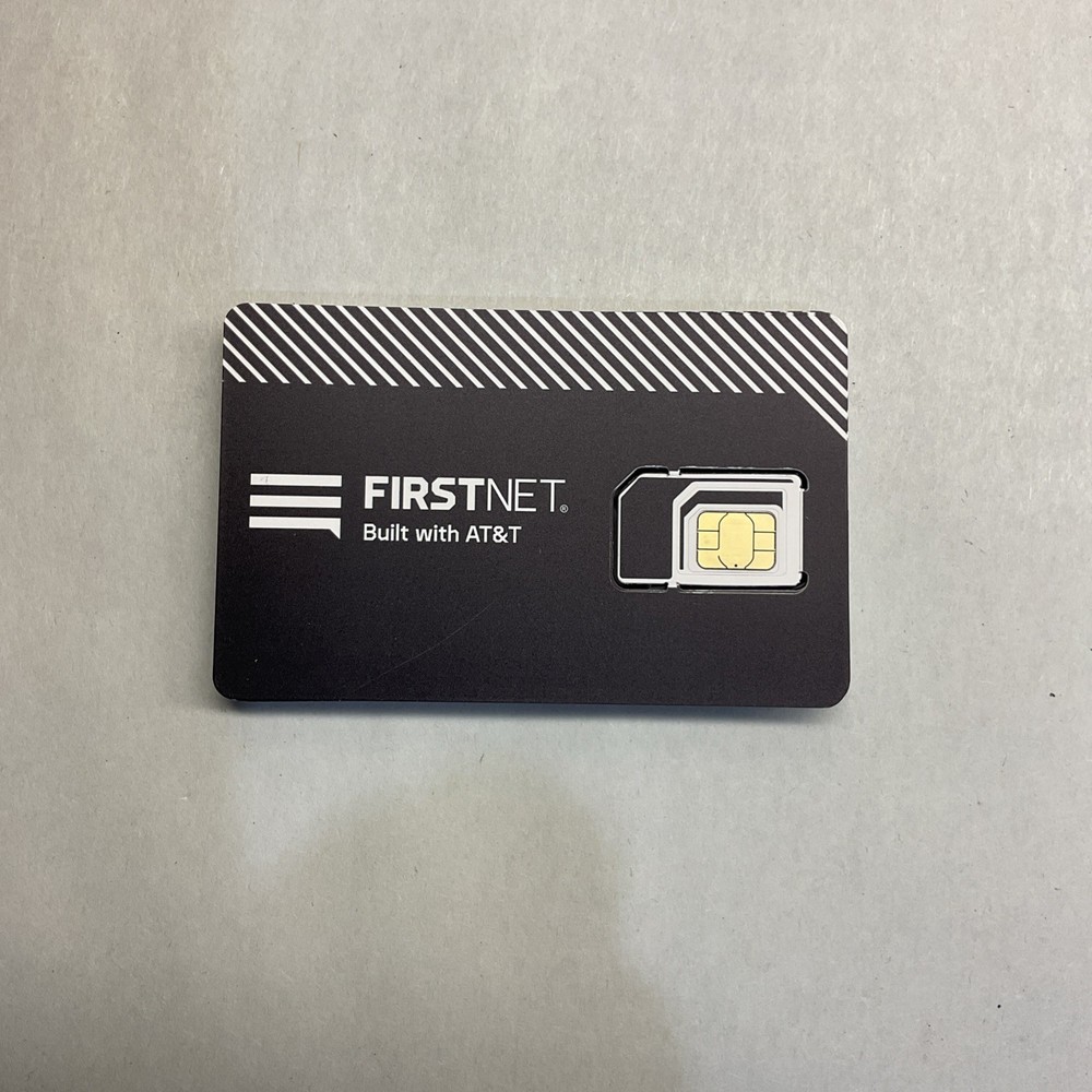 10 PACK FIRSTNET TRIPLE CUT SIM open box only for use on AT&T FIRSTNET