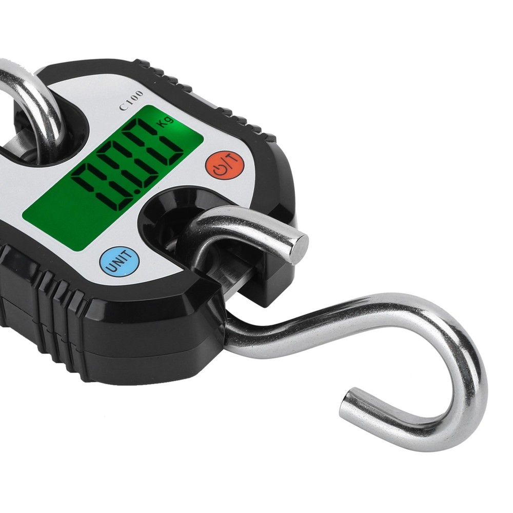 150KG Crane Scale LCD Digital Electronic Hook Hanging Weight For Heavy Objects