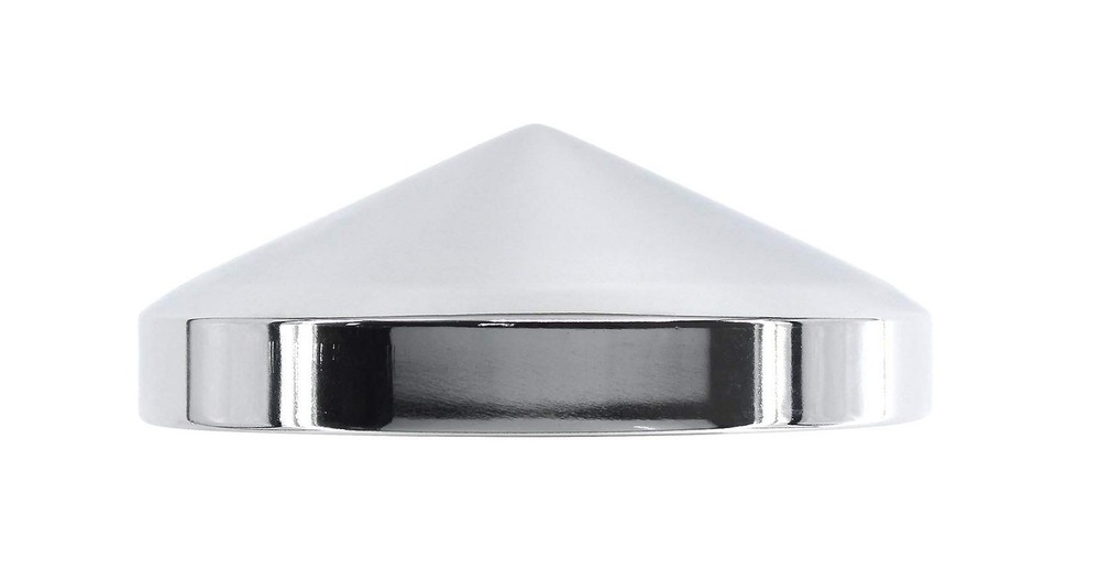 Chrome Pointed Rear Hub Cap 8" ID
