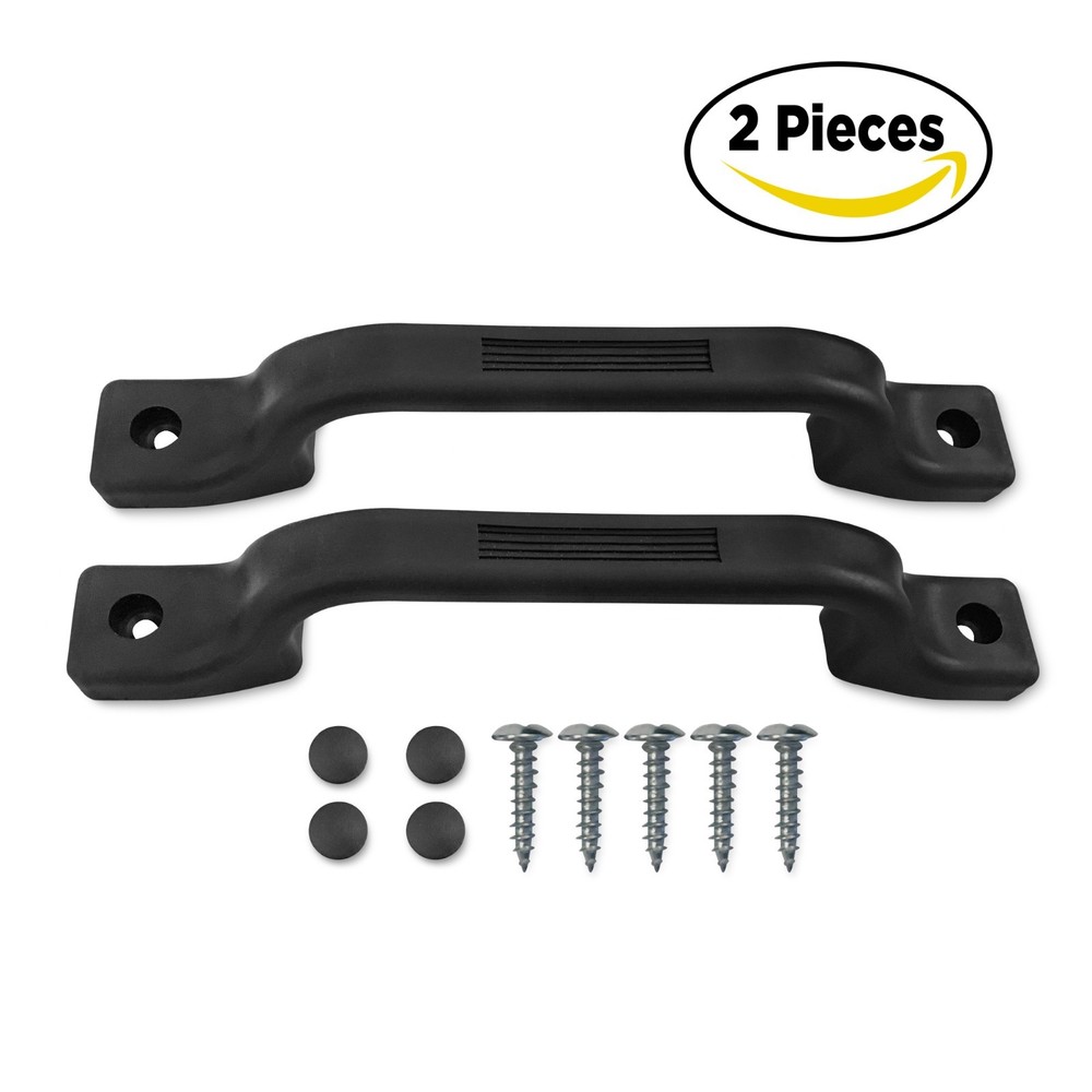 Camp'N Black Boat Marine Auto RV Assist Door Handle Entry Safety Grab Strap Bars