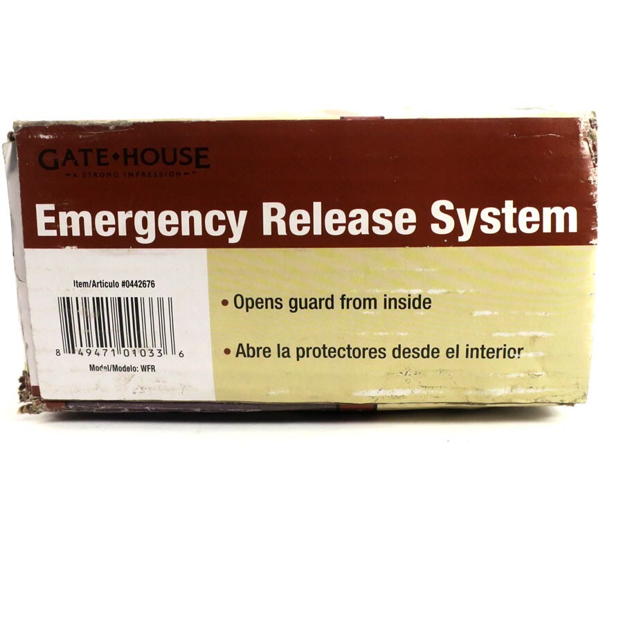 Gatehouse, Window Bar Accessory, Emergency Release Kit, Item #0442676