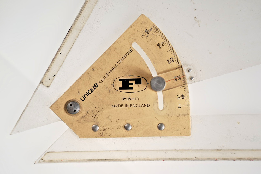 Faber-Castell Drafting Triangle 3505-10 Vintage Architect Tool England