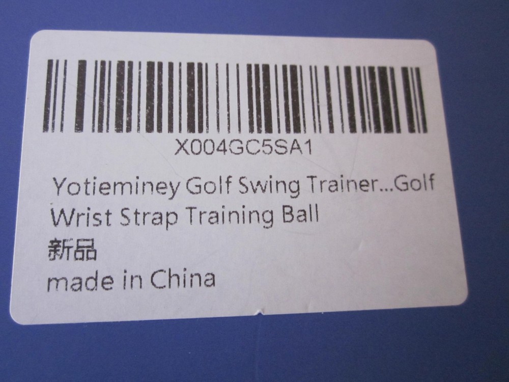 Yotieminey Golf Swing Trainer, Golf Wrist Strap Training Ball