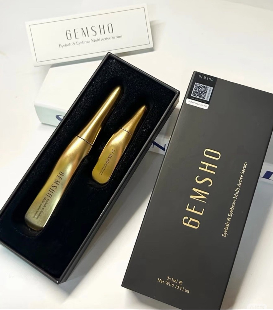 GEMSHO Eyelash & Eyebrow Multi Active Serum 3+1 ml