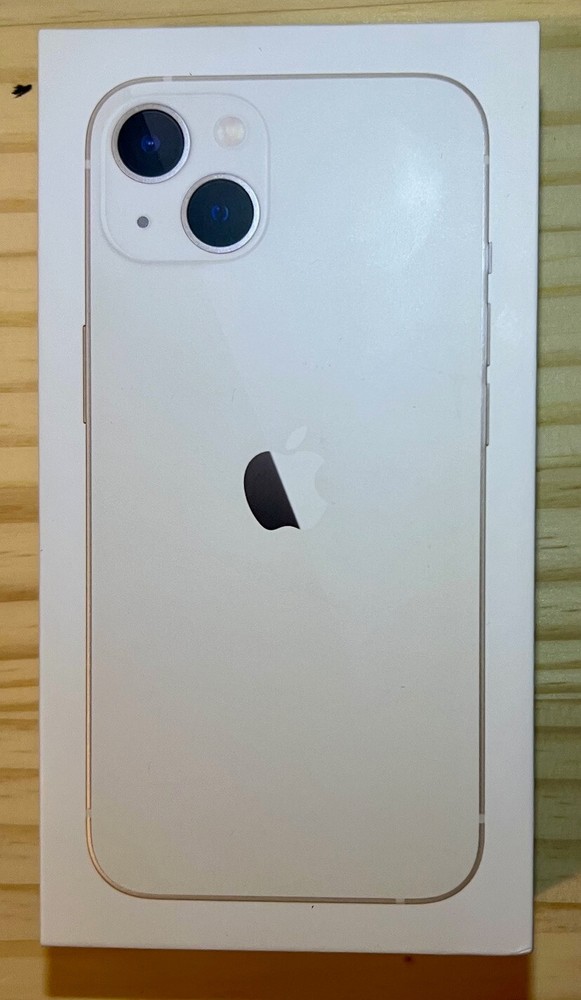 iPhone 13 128GB Starlight Apple Retail Packaging Genuine Empty Box