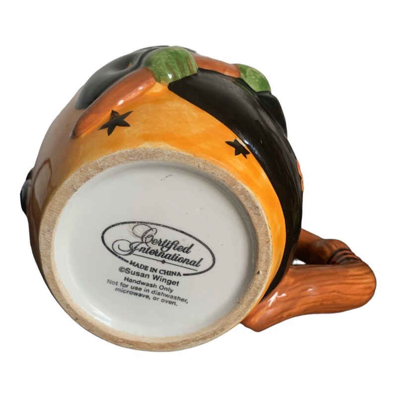 Susan Winget Halloween Witch Ceramic 22oz Mug