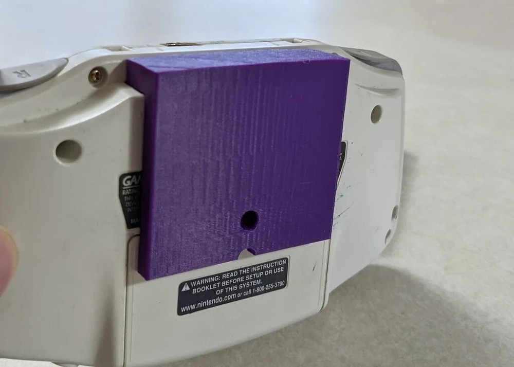 Game Boy Advance Wall Mount 3d Printed 2 Pack | Multiple Colors Available