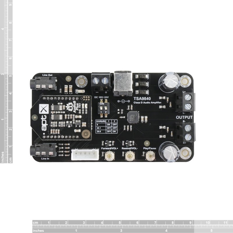 2X20W Class D Bluetooth 4.0 Audio Amplifier - TSA9840B(TWS/Apt-X/Volume Control)