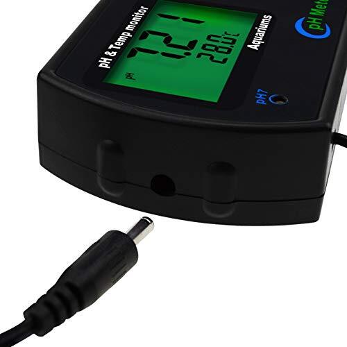 2-in-1 Combo pH & Temperature Meter Water Quality Tester Replaceable BNC pH E...