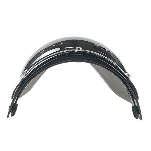 Retro Motorcycle Bubble Visor Wind Shield Lens Universal For Standard Mirrored