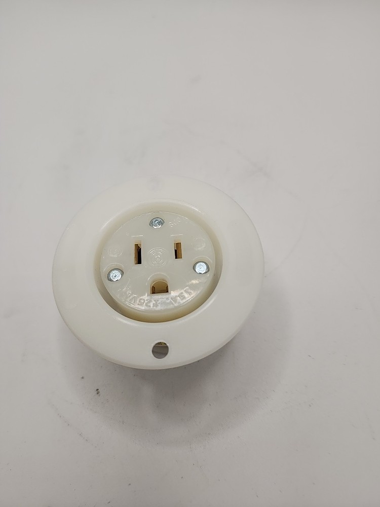 Hubbell HBL5279C Flanged Nylon Receptacle