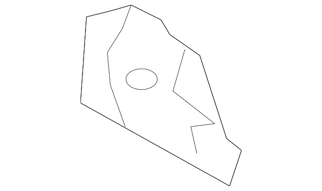 Genuine GM Passenger Side Quarter Panel Bracket 95999970