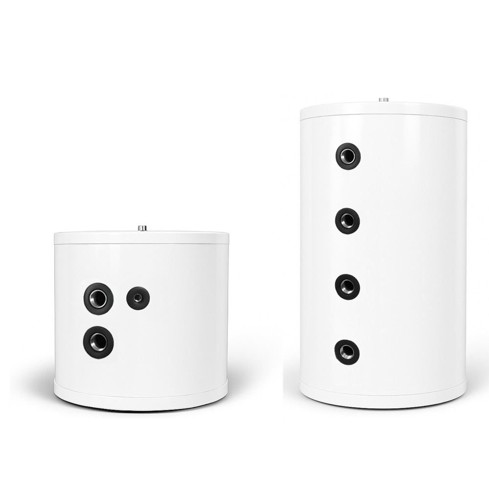 Stainless Steel Buffer Storage Heat Pump Storage 40 - 200 Liters Wall Mounted