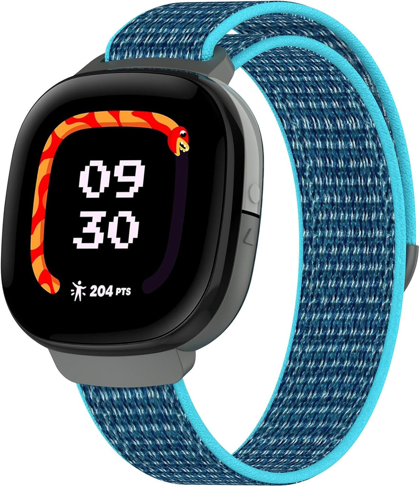 Compatible with Fitbit Ace LTE, Quick Release Nylon HOOK LOOP Replacement Sport