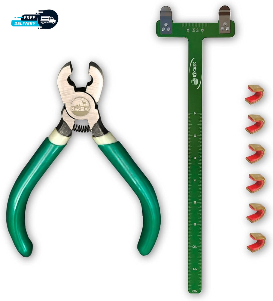 Archery Bow String Nocking Points Set – T Square Ruler,Nock Pliers