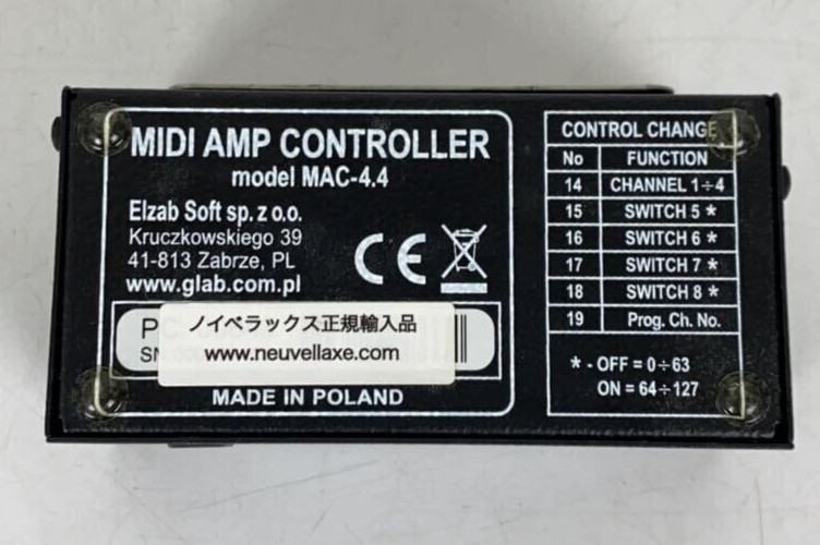 G-LAB MAC-4.4 MIDI Amp Controller
