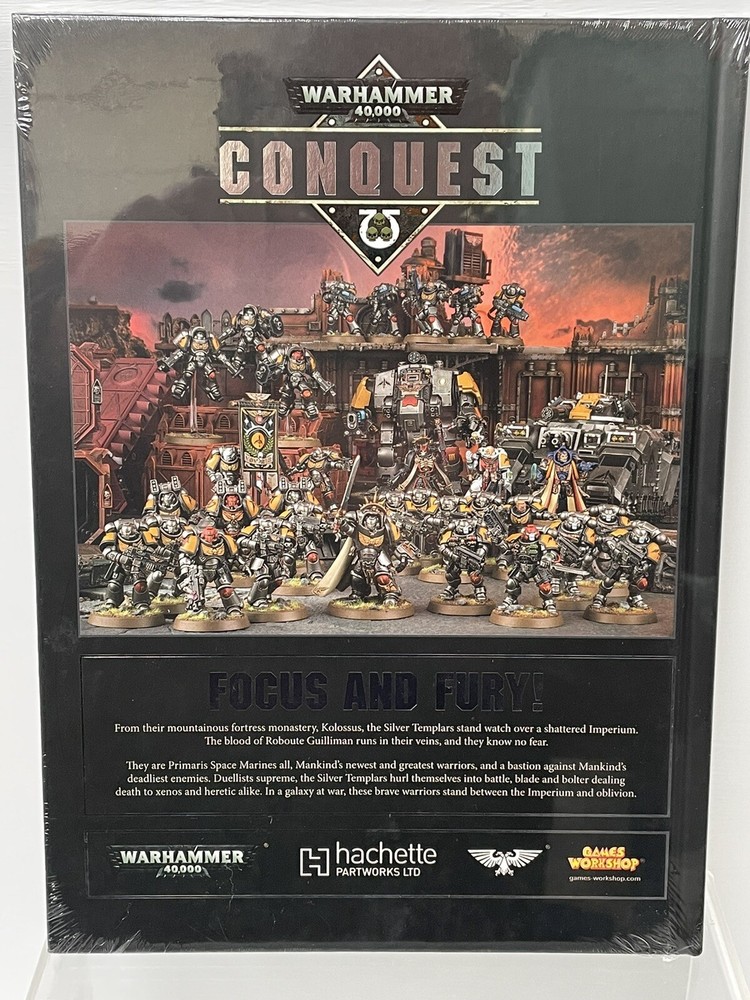 Warhammer 40K Silver Templars Conquest Sourcebook/Codex Hardback Book - New