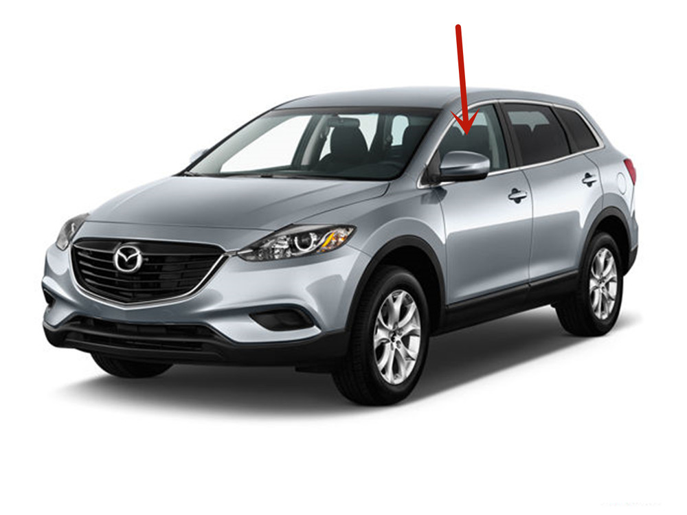 Fits 2007-2015 Mazda CX-9 Driver Left Side Front Door Window Glass