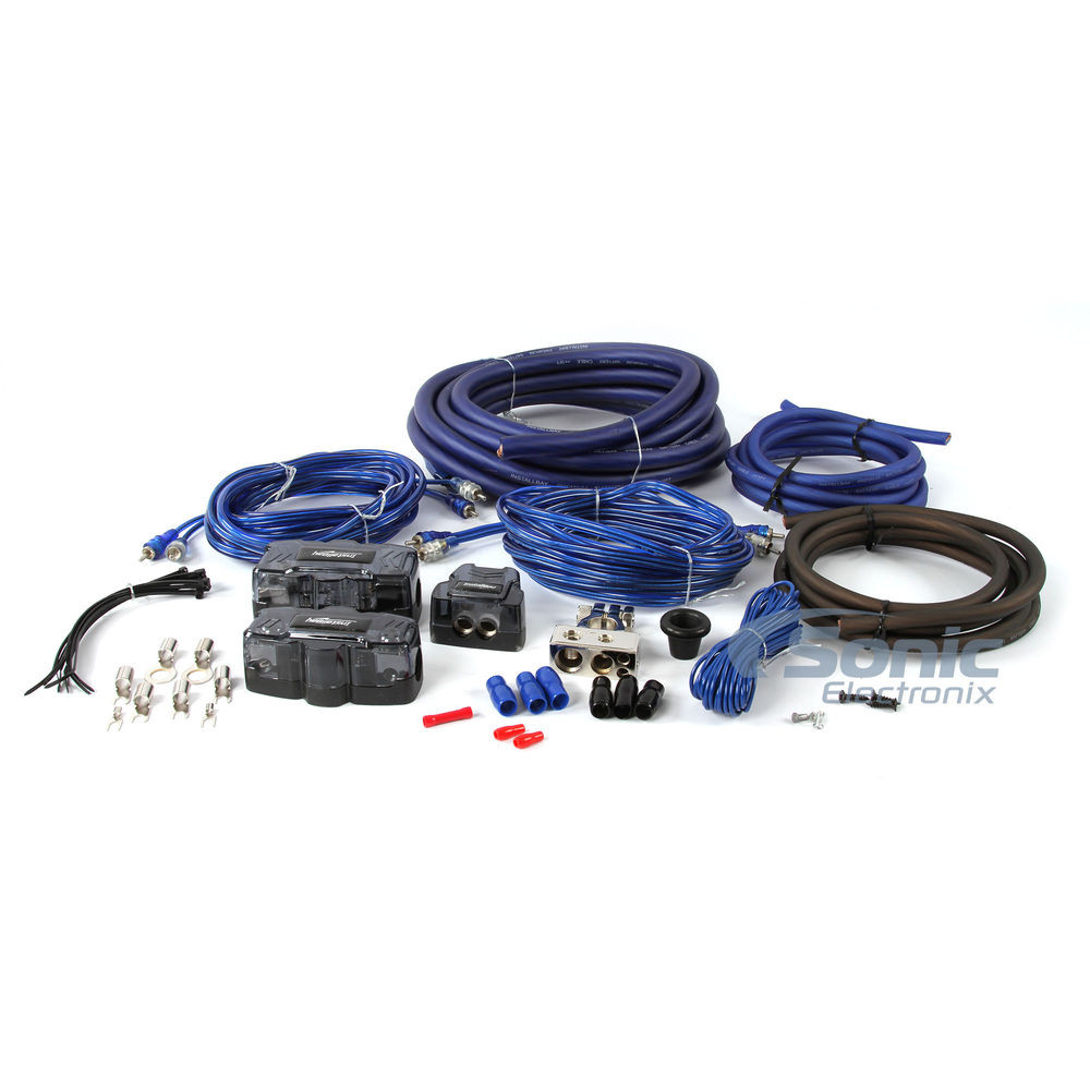 InstallBay AK01 0 Gauge Complete Dual Amplifier Install Kit