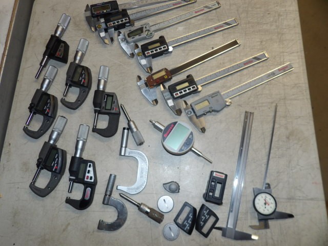 STARRETT  Electronic Tools.  Used & Abused Tool Package Deal.  Calipers & Mics.