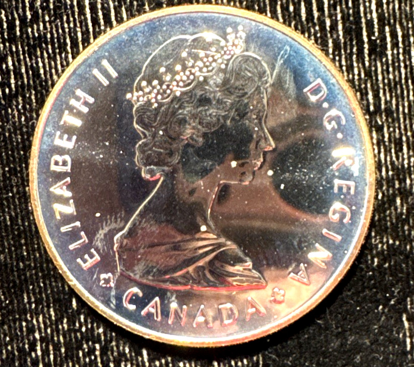 Canada 1985 silver proof dollar KM 143 choice BU