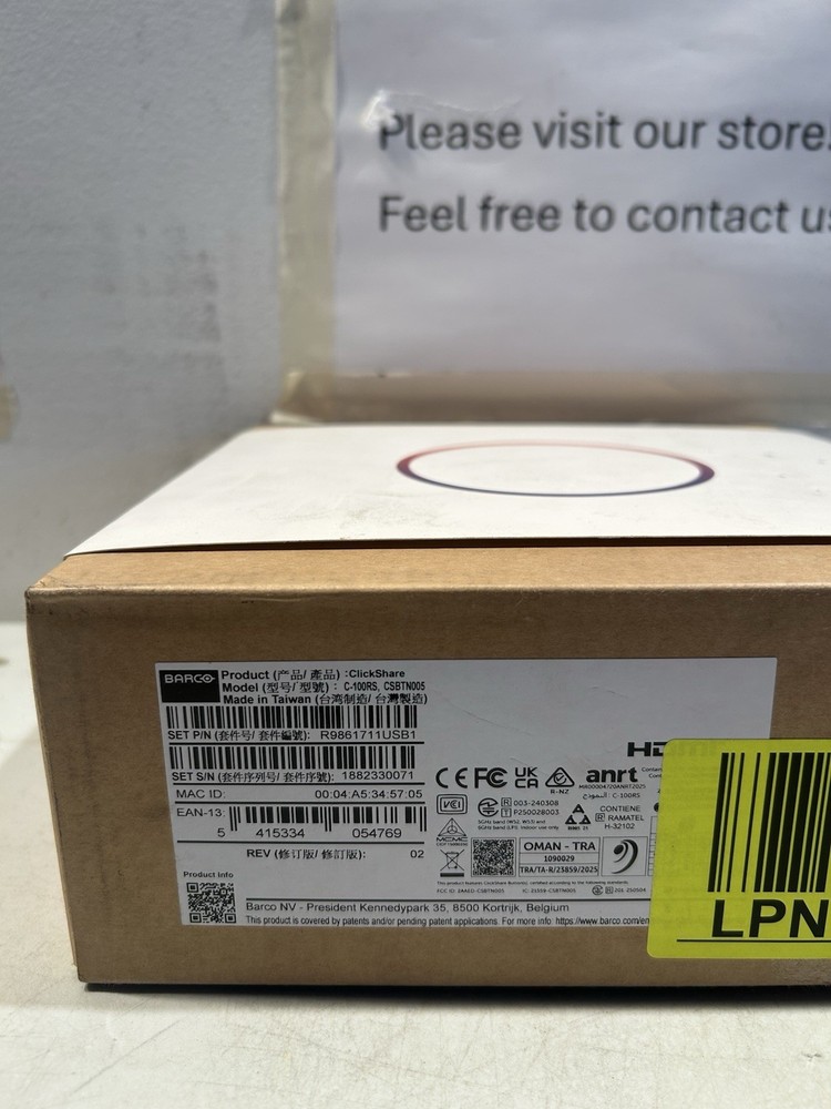 Barco - Barco ClickShare Hub Core C-100RS CSBTN005