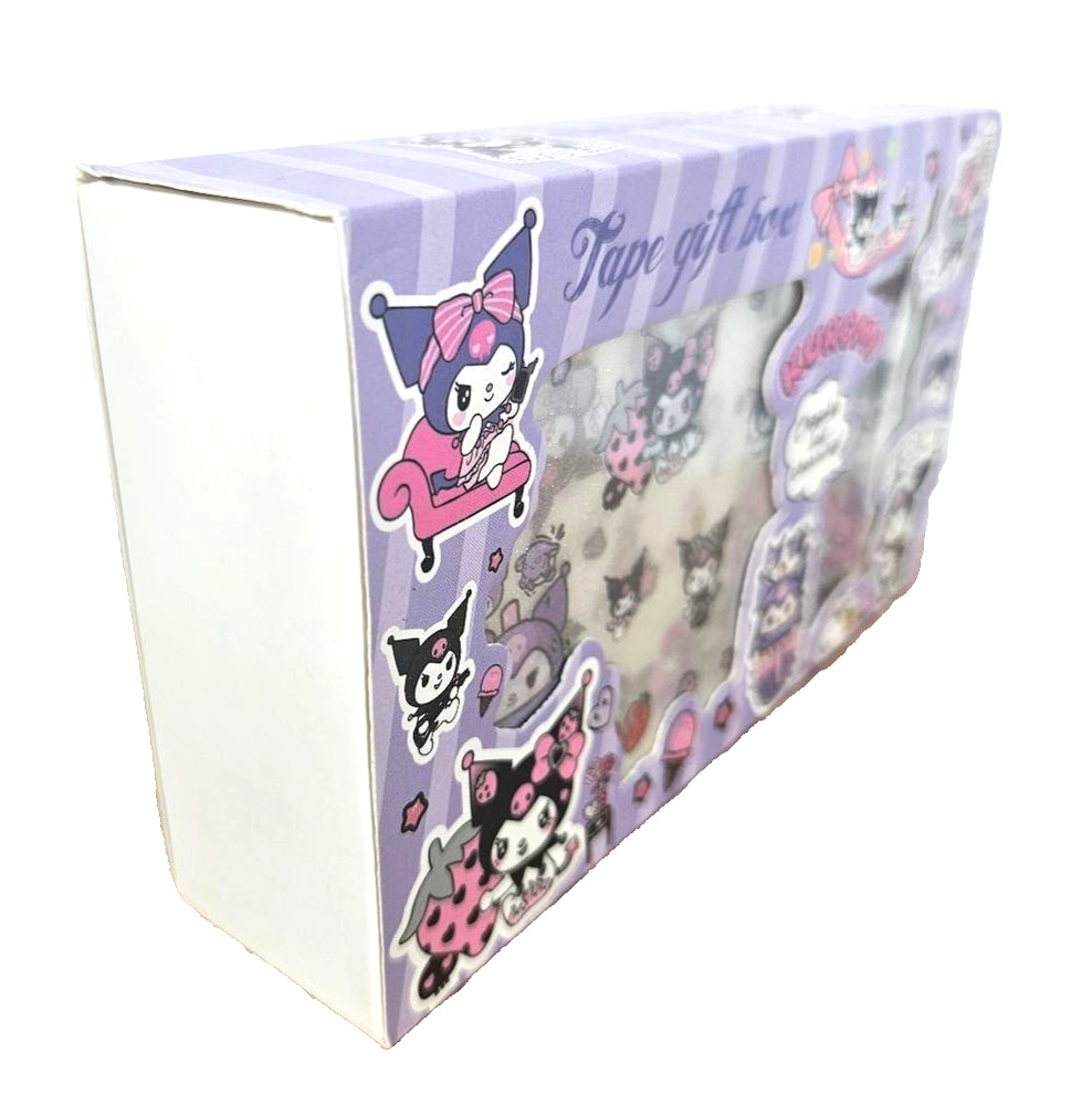 New Unbranded Devil Cat Tape Gift Box Set Includes 4 Tape Rolls and Sheets