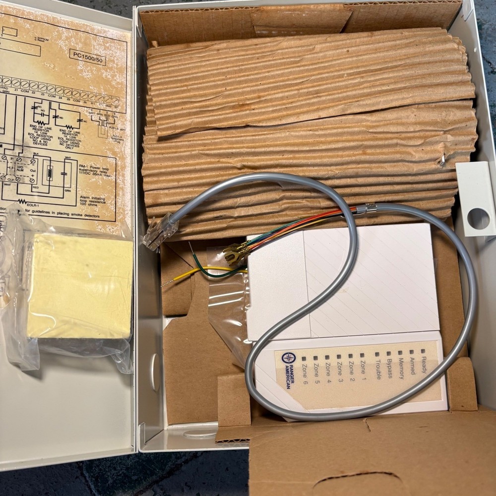 Ranger American Security Systems PC1500/50 Control Panel and 6-Zone Keypad Kit 2